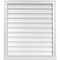 Ekena Millwork Vertical Surface Mount PVC Gable Vent w/ 2"W x 2"H , Brickmould Sill Frame, 30"W x 34"H GVPVE30X3403SN - alternate 1